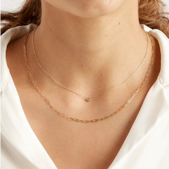 PD Paola Chain Necklace 18K Gold plating - Picture 3 of 4